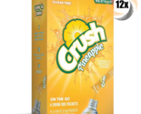 12x Packs Crush Pineapple Drink Mix Singles To Go | 6 Sticks Per Pack | ... - $30.87