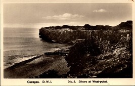 Vintage Rppc Curacao D.W.I - -NO 3-SHORE At WEST-POINT - BK39 - £4.68 GBP