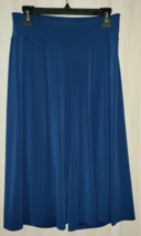 EXCELLENT WOMENS JOCKEY NAVY BLUE JERSEY KNIT PULL ON GAUCHOS  SIZE M - £19.74 GBP
