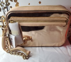 Coach Poppy Mirror Metallic Multifunction Leather Flight Wristlet (Rose Gold) - £124.95 GBP