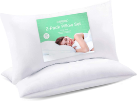 Bed Pillows (2 Pack) - Pillow Set King Size - Hotel Quality Sleeping Pillows for - £33.99 GBP