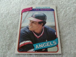1980 Topps Rod Carew # 700 Angels Baseball Gem Mint !! - £47.20 GBP