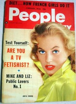 People Today Magazine Feb.  1958 Anita Ekberg, Brigitte Bardot, Abby Dalton - £11.98 GBP