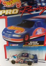 Hot Wheels Mattel Pro Racing Vlvoline Mark Martin #6 Die Cast Metal  - £4.70 GBP