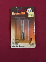 Black &amp; Decker 1/2&quot; Flush Trim 1/4&quot; shank router bit NOS Factory Sealed - $10.46 CAD