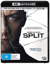 Split 4K UHD Blu-ray / Blu-ray | James McAvoy | M. Night Shyamalan | Region Free - £21.57 GBP