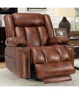 Extra-Large Electric Lift Recliner Chair with Extended Footrest, Heat &amp; ... - $711.81