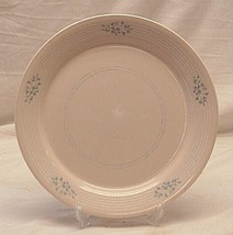 Corelle Corning Blue Floral White Rings Salad Plate Vintage - £15.78 GBP