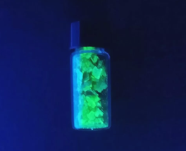 2 Grams Autunite Crystals in a Sealed Vial ~ Fluorescent Uranium Ore - $49.35 CAD