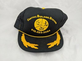 Central Building System Snapback Hat Mesh Foam San Sun - £13.50 GBP