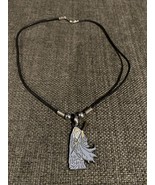 Gandalf LOTR Lord Of The Rings Painted Enamel Pendant On Corded Necklace - $128.71 MXN