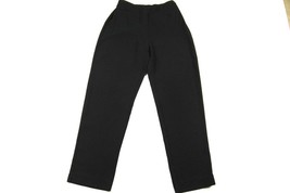 CHICO&#39;S Black Tiny Polka Dots Side Zip Dress Pants Size 1 - £10.34 GBP