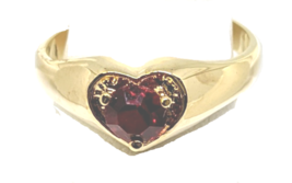 Park Lane Ruby Heart Ring - £15.98 GBP