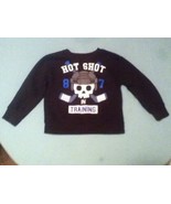 Boys-Size 3T-Garanimals sweater-Hockey skeleton black long sleeve - $8.25