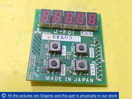 Mitsubishi J-F01 MEC-37AV-0 PC Board Drive Display/Keypad Programmer Japan - $46.53