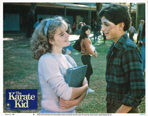 Primary image for THE KARATE KID ELISABETH SHUE RALPH MACCHIO 11X14 INCH PHOTOGRAPH