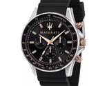 Maserati Sfida R8871640002 Watch Stainless Steel Black dial Analogue wat... - $202.71