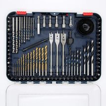 Drill Bit Set, 100-Piece Drilling and Driving Accessories, Screw Drill, Metric - $25.99