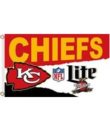 Kansas City Chiefs Familia Flag 3X5 Ft Polyester Banner USA 90x150cm - €17,06 EUR