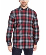 New $50 Columbia Men&#39;s Rapid Rivers II LS Button Up Shirt Red/Gray/Black... - $24.74