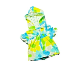 Carter&#39;s 12 Months Zip Up Floral Design Cover up Girls&#39; Hoodie Swimwear - $6.93