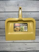 DUSTPAN VTG 1980 Rubbermaid Dust Pan Heavy Rubber Gold Retro # 2003-49 - $49.40