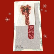 Melissa Shirley Red Branch Candy Cane Hand-Painted Canvas 938 A 2006 - $29.69