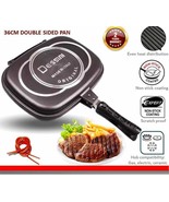 DESSINI Double Side Pressure Grill Frying Pan Scratch-Proof Die Casting 36cm - $50.99