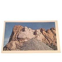 Postcard Mt Rushmore Mount Rushmore National Memorial SD American Oil Chrome - £5.51 GBP