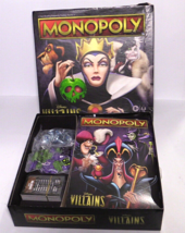Monopoly Disney Villains Hasbro Board Game New interior pieces - box damage - $11.87