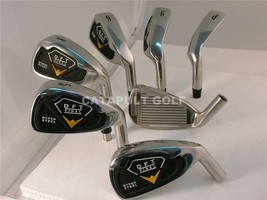 Dft Oversized Club Rh Irons 3-9 Free Pitching Wedge Iron Set Black Golf Clubs - £1,169.65 GBP