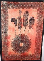 Traditional Jaipur Tie Dye Dreamcatcher Poster, Indian Wall Decor, Hippie Tapest - £13.94 GBP