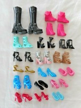 BARBIE and Fashion Doll lot of 18 pair of Shoes mixed colors All are Match Pairs - £17.56 GBP
