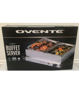 Ovente Electric Buffet Server 2 Warming Pan Portable Food Warmer Caterin... - $67.22 CAD