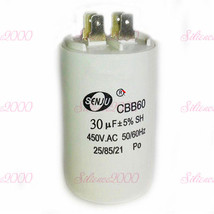 5uF-100uF CBB60 450VAC Appliance Electric Motor Start Capacitors with 4 ... - £3.60 GBP+