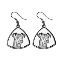 Manchester Terrier- NEW collection of earrings with images of purebred d... - £8.60 GBP