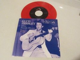 Elvis Presley  45  &amp; Picture Sleeve   Blue Suede Shoes   RCA Red Vinyl - £21.91 GBP