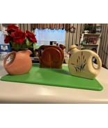 LOT (3)  Pitcher Carafe JUG, FIESTA Rose Pink, COTTONTAIL, NILOAK, Pottery - $2,205.41 MXN