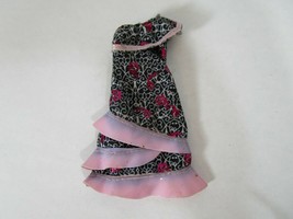 Monster High Rochelle Goyle Ghouls Night Out Replacement Pink & Black Dress Only - $6.92