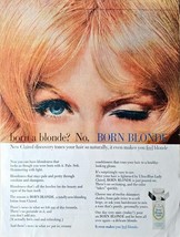 Born Blonde Clairol No peroxide gleam hair healthy-1965 Vintage Print Ad - $9.28