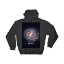 Galaxy Picture : Gift Hoodie Space Cosmos Scientist Fiction Day Alien Ufo Stars  - £28.24 GBP