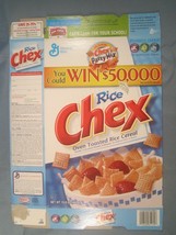 2004 MT GENERAL MILLS Cereal Box RICE CHEX $50,000 Sweepstakes! [Y155C14k] - $13.44