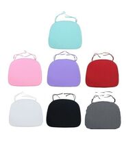 Memory Foam Chair Cushion Soft Seat Pad with Ties &amp; Washable Cover Red B... - $29.95