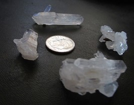 Four Tabby Quartz Crystals from the Crystal Classic Mine, Think Wire Wrap - £20.78 GBP