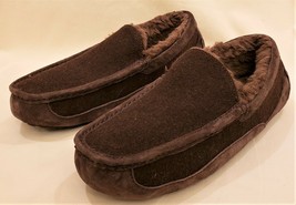 UGG Australia Men&#39;s shoes Sz.9 Brown Leather 100%Genuine Sheepskin Inside - £47.93 GBP