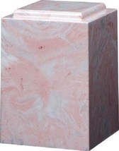 Large/Adult 220 Cubic Inch Windsor Pink Cultured Marble Cremation Urn for Ashes - £187.00 GBP