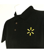 WALMART Spark Associate Employee Uniform Polo Shirt Black Size L Large NEW - £20.04 GBP