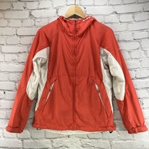 Columbia Womens Sz S Omni-Shield Jacket Coral Pink Windbreaker Coat Flaw - £11.93 GBP