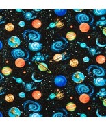 Planets Fabric Valance Curtain Children’s Bedroom Window Treatment Curtains - $12.19
