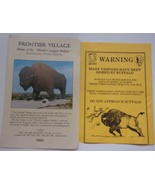 Vintage Frontier Village Jamestown North Dakota  Brochure - $3.99